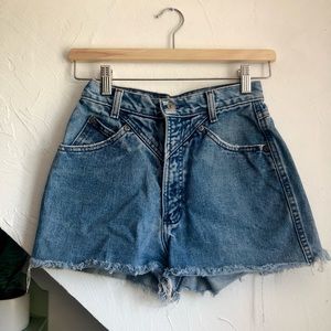 Vintage Rockies High Waisted Denim Shorts